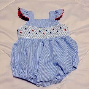 Boutique smocked bubble
